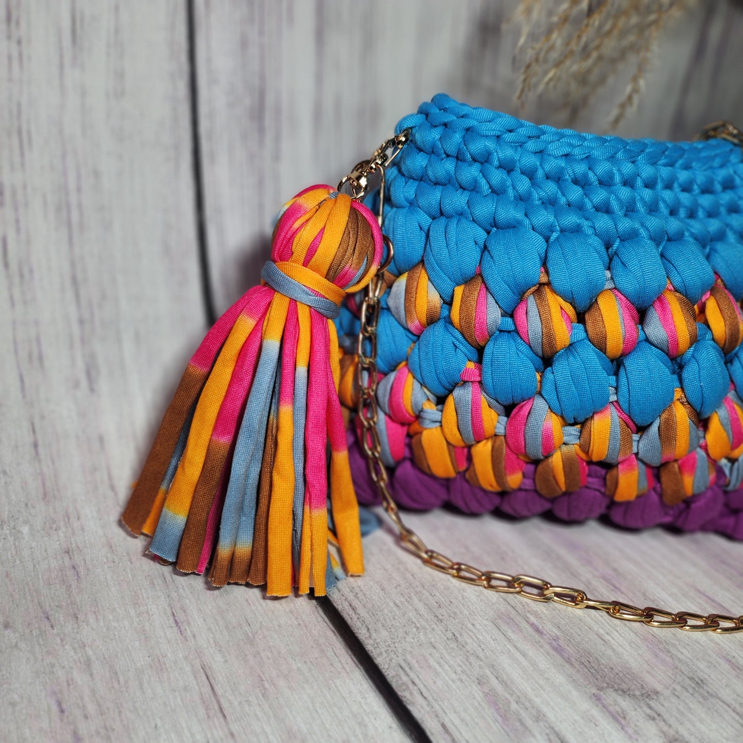 DAHLIA handmade crochet bag