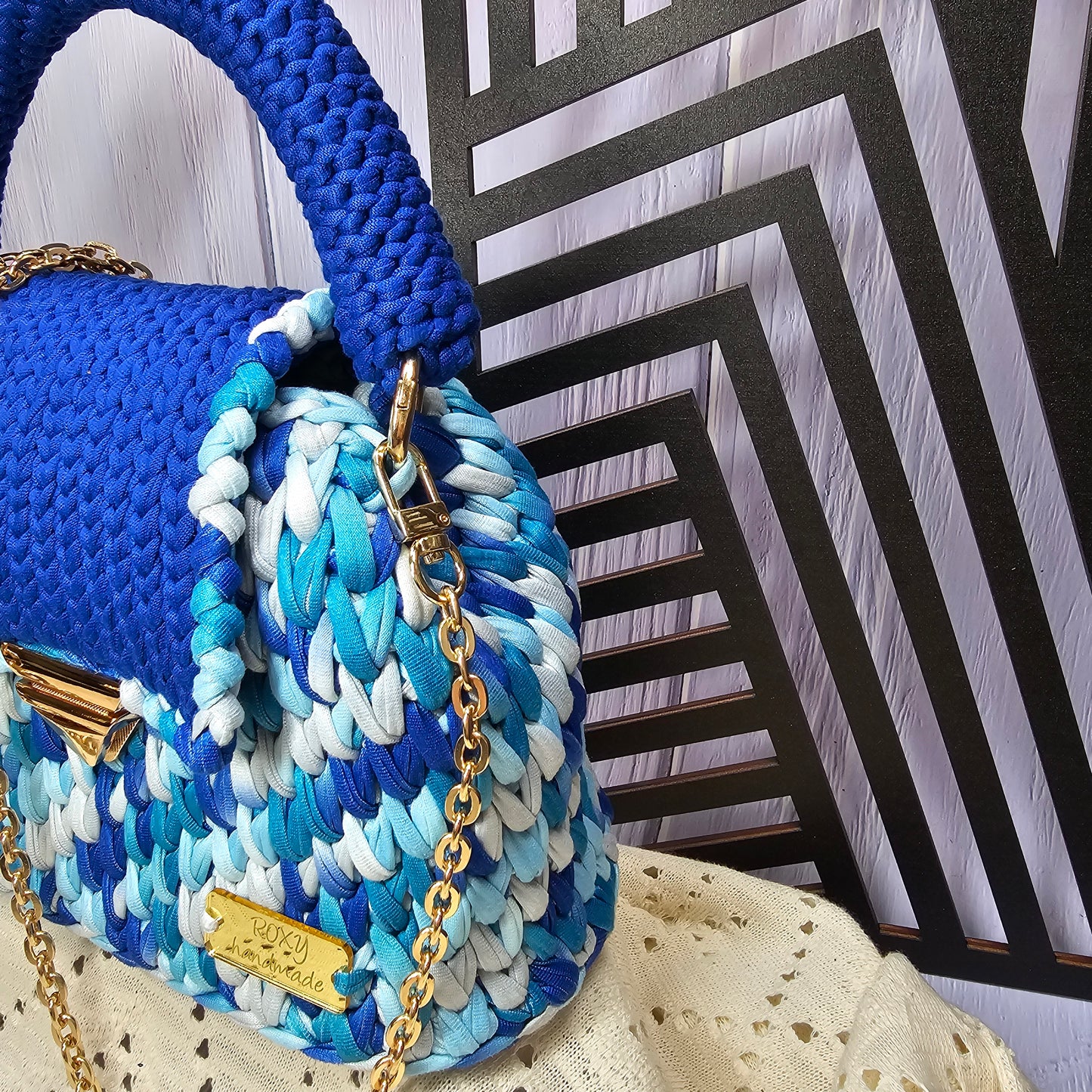 AURORA handmade crochet bag