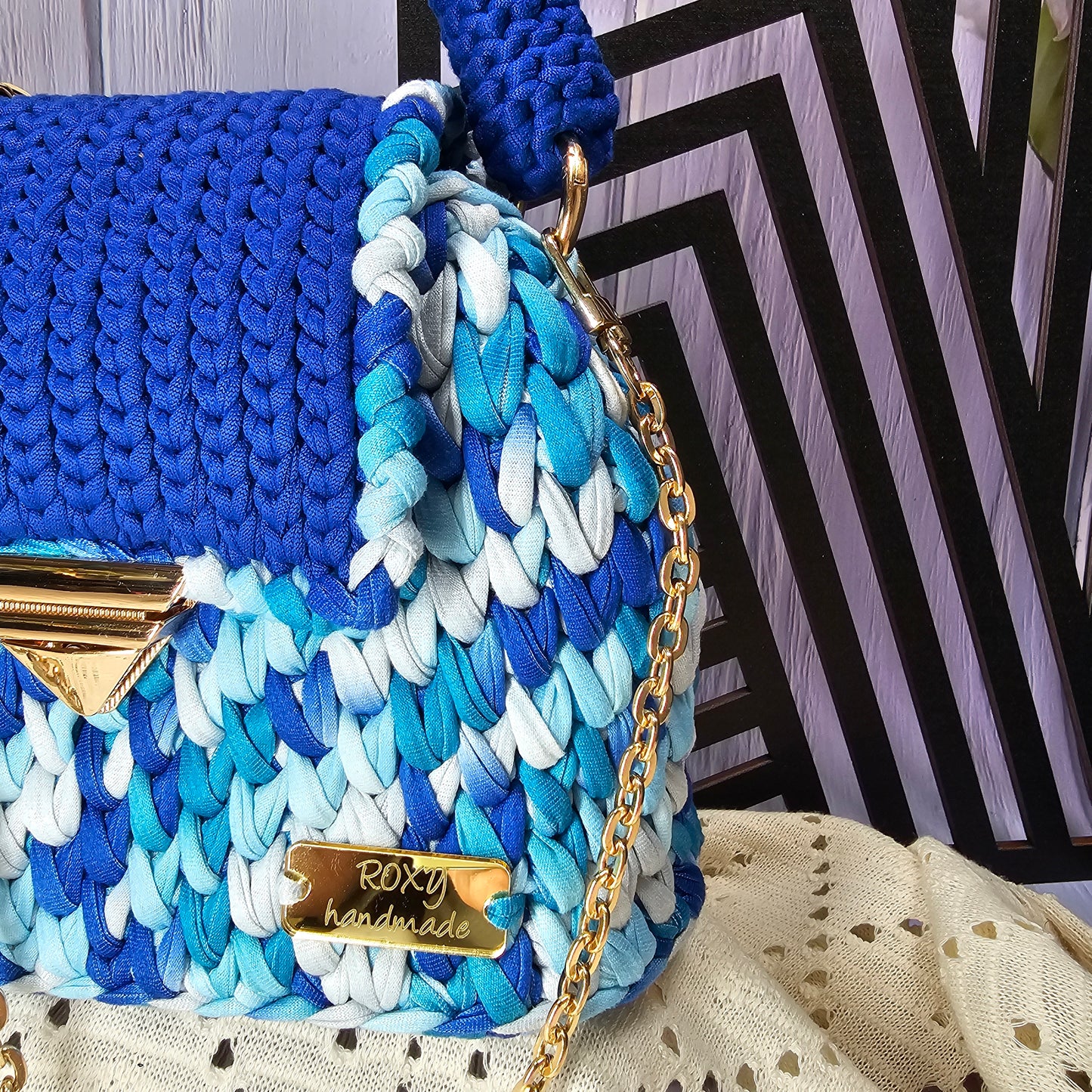 AURORA handmade crochet bag
