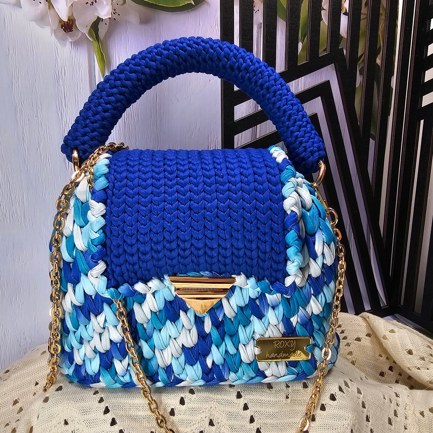 AURORA handmade crochet bag
