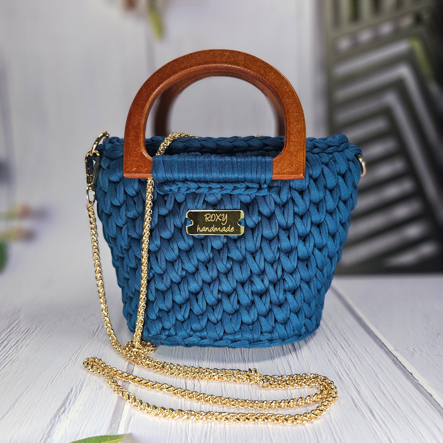 BLUEBELL handmade crochet bag
