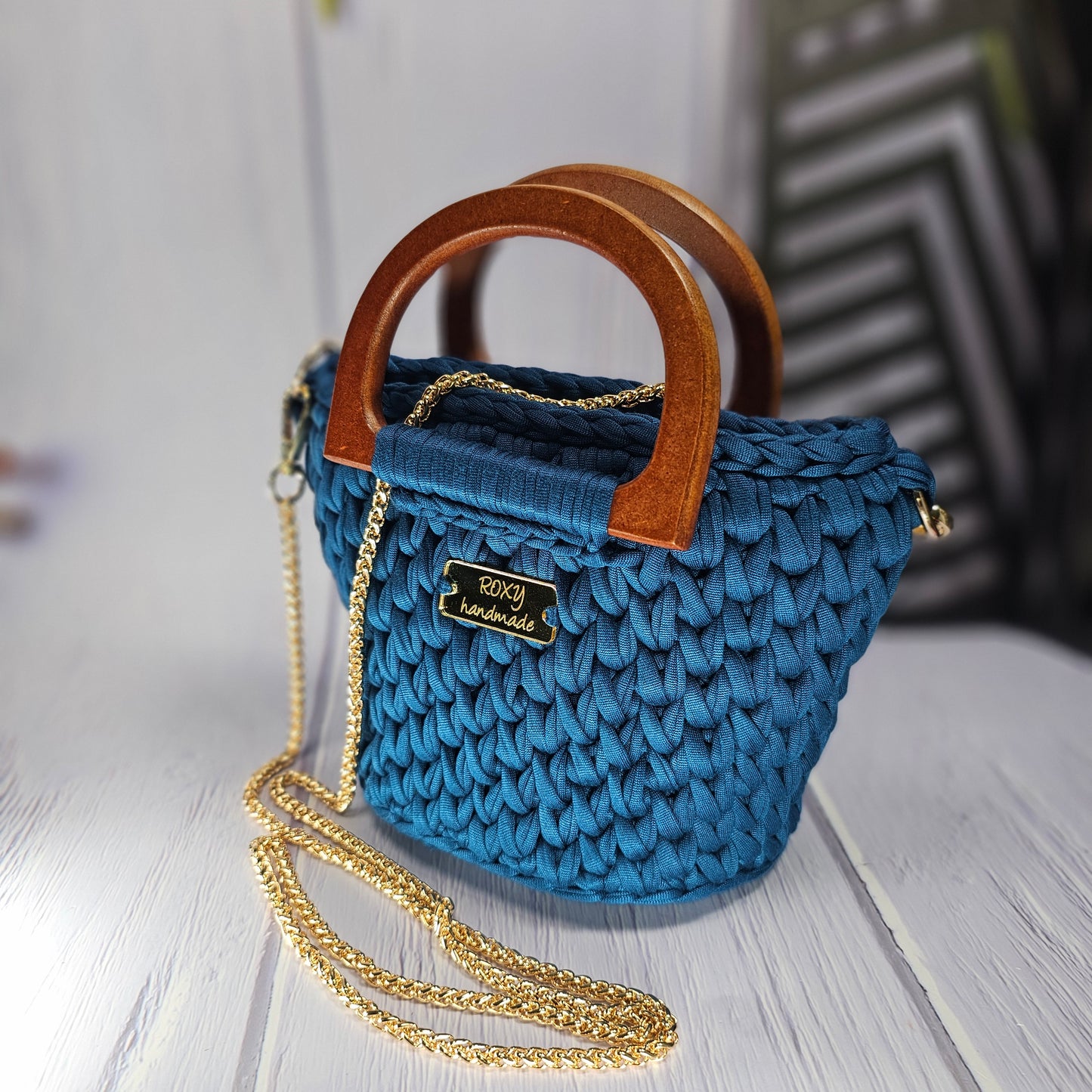 BLUEBELL handmade crochet bag