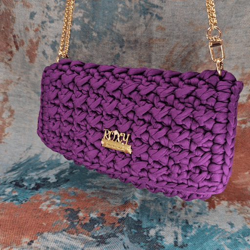 CALYPSO handmade crochet clutch bag