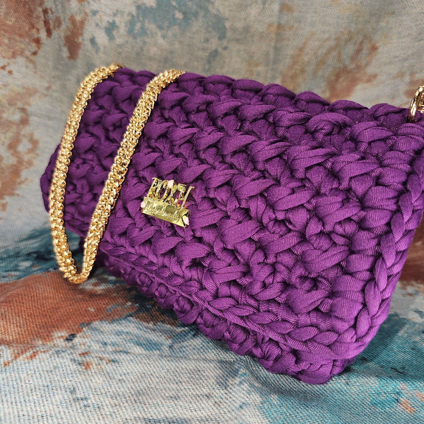 CALYPSO handmade crochet clutch bag
