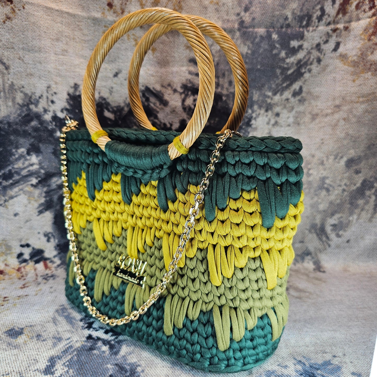 GREENWOOD handmade crochet bag
