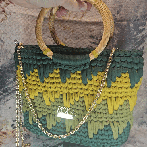 GREENWOOD handmade crochet bag