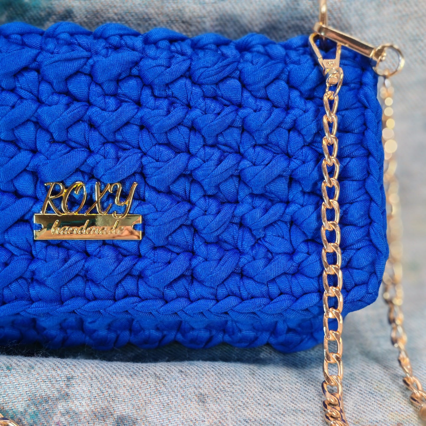 CAPRI handmade crochet clutch bag