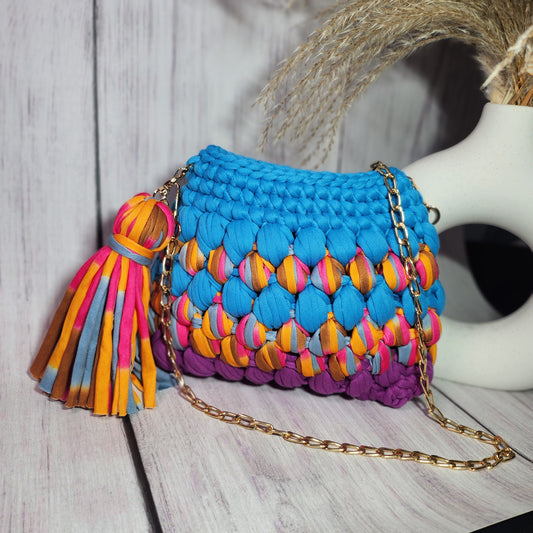 BLUEBELL handmade crochet bag