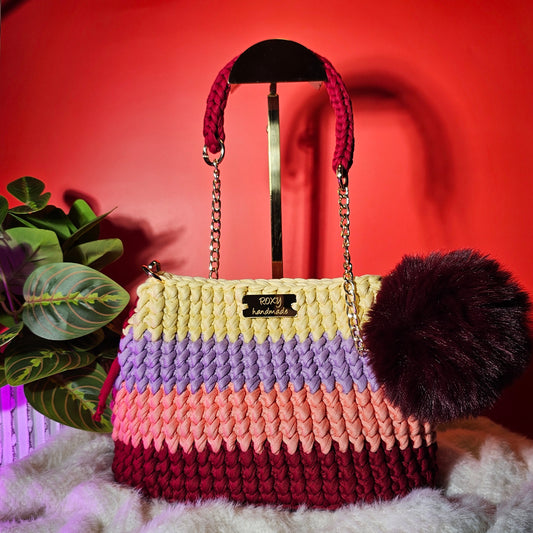 CORALINE handmade crochet bag