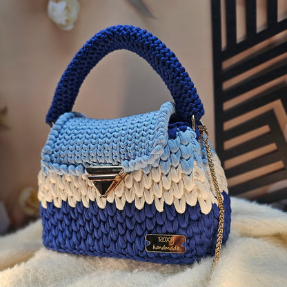 BLUEMOON handmade crochet bag
