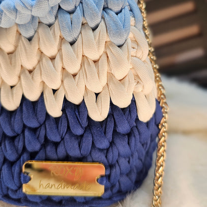 BLUEMOON handmade crochet bag