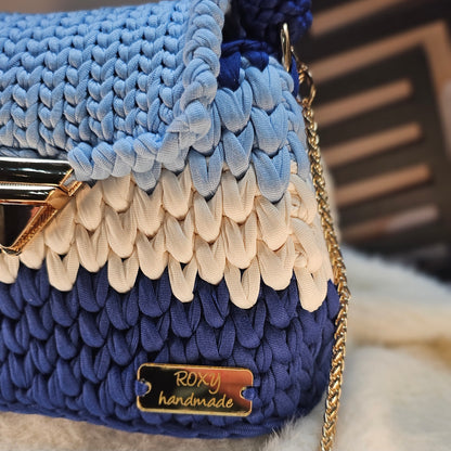 BLUEMOON handmade crochet bag