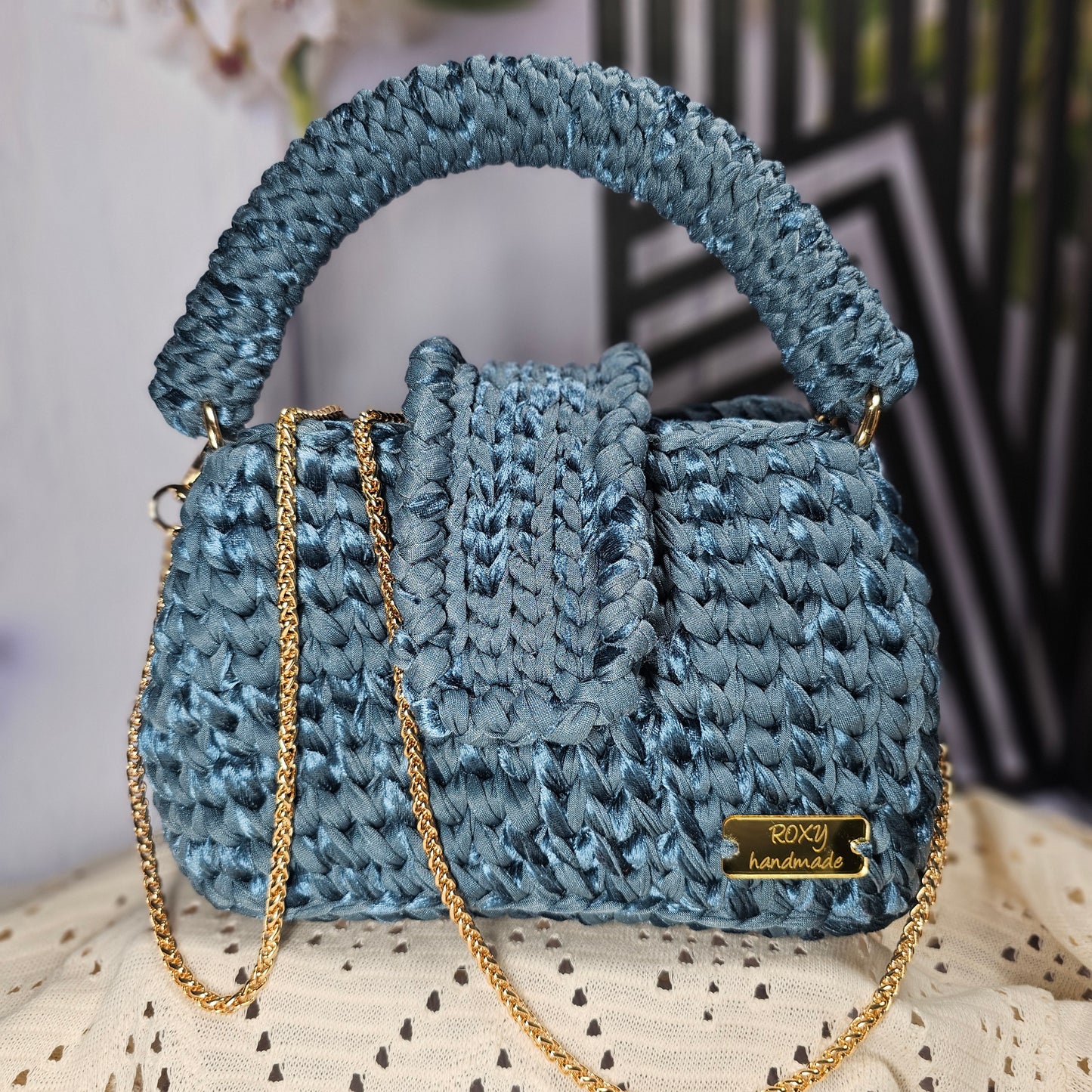 VELVET handmade crochet bag