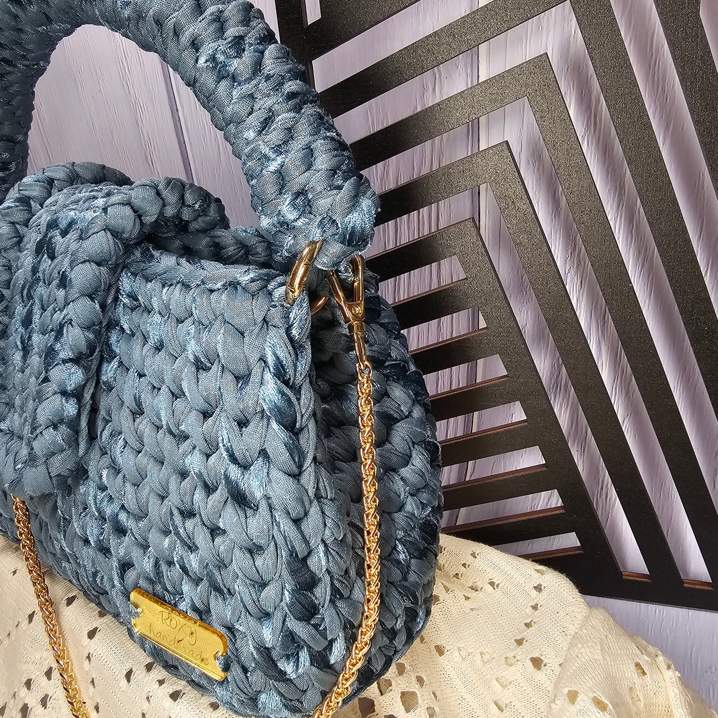 VELVET handmade crochet bag