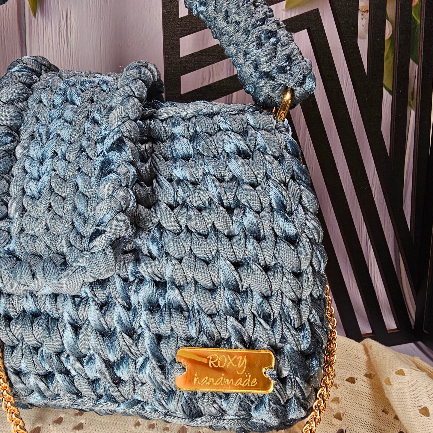 VELVET handmade crochet bag