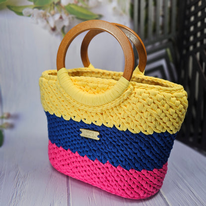 TULIP handmade crochet bag