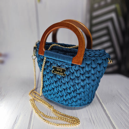 BLUEBELL handmade crochet bag