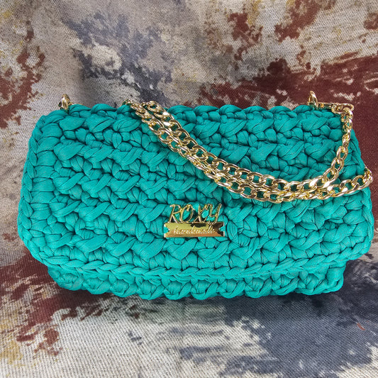 MAYA  handmade crochet clutch bag