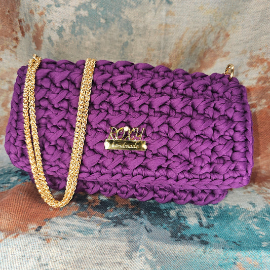 CALYPSO  handmade crochet clutch bag