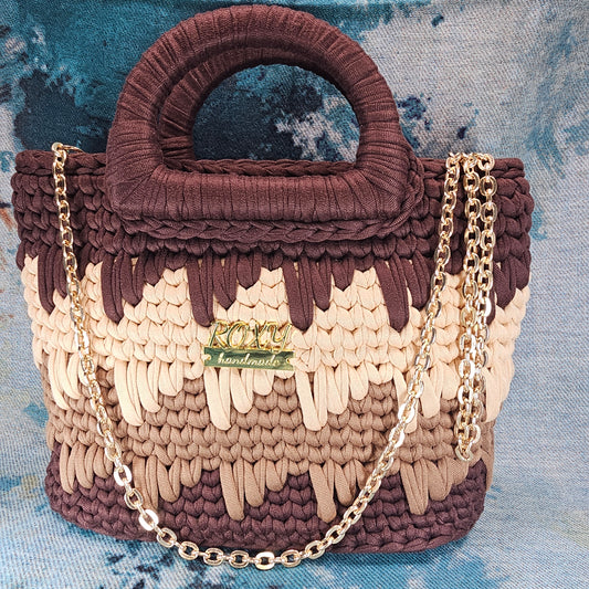 MOCHA handmade crochet bag