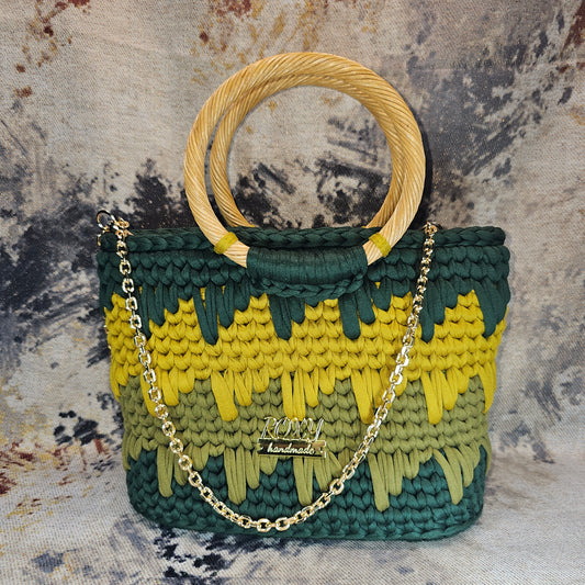 GREENWOOD handmade crochet bag