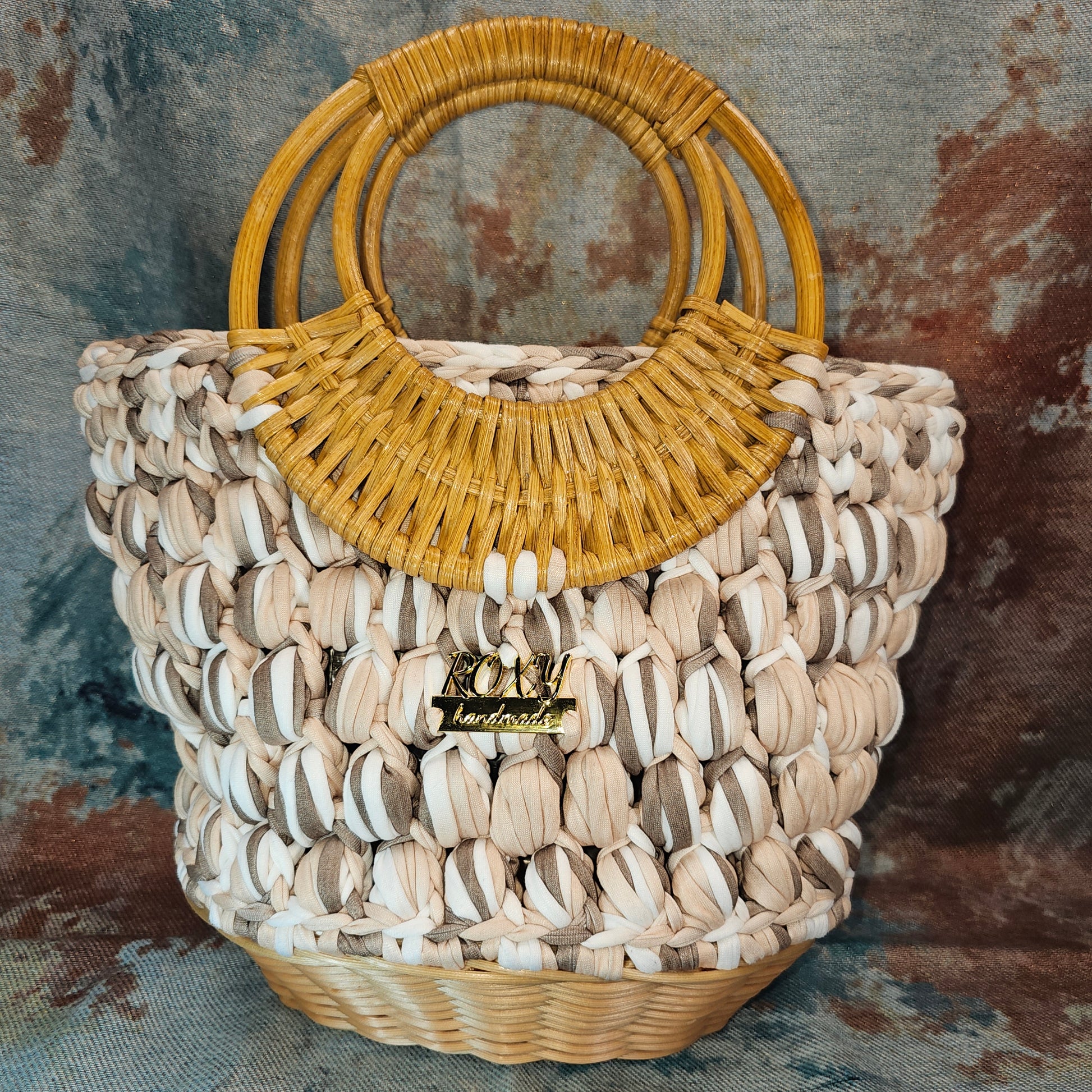 Basket Straw Crochet Bag Gemma Crochet Basket Handbag – The