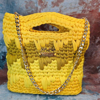 SOLAR handmade crochet bag