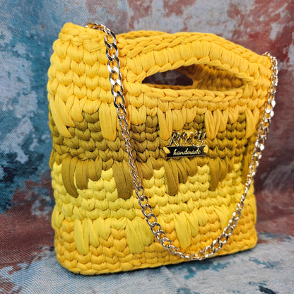 SOLAR handmade crochet bag