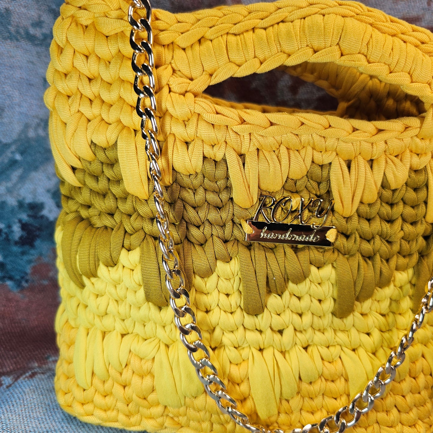 SOLAR handmade crochet bag