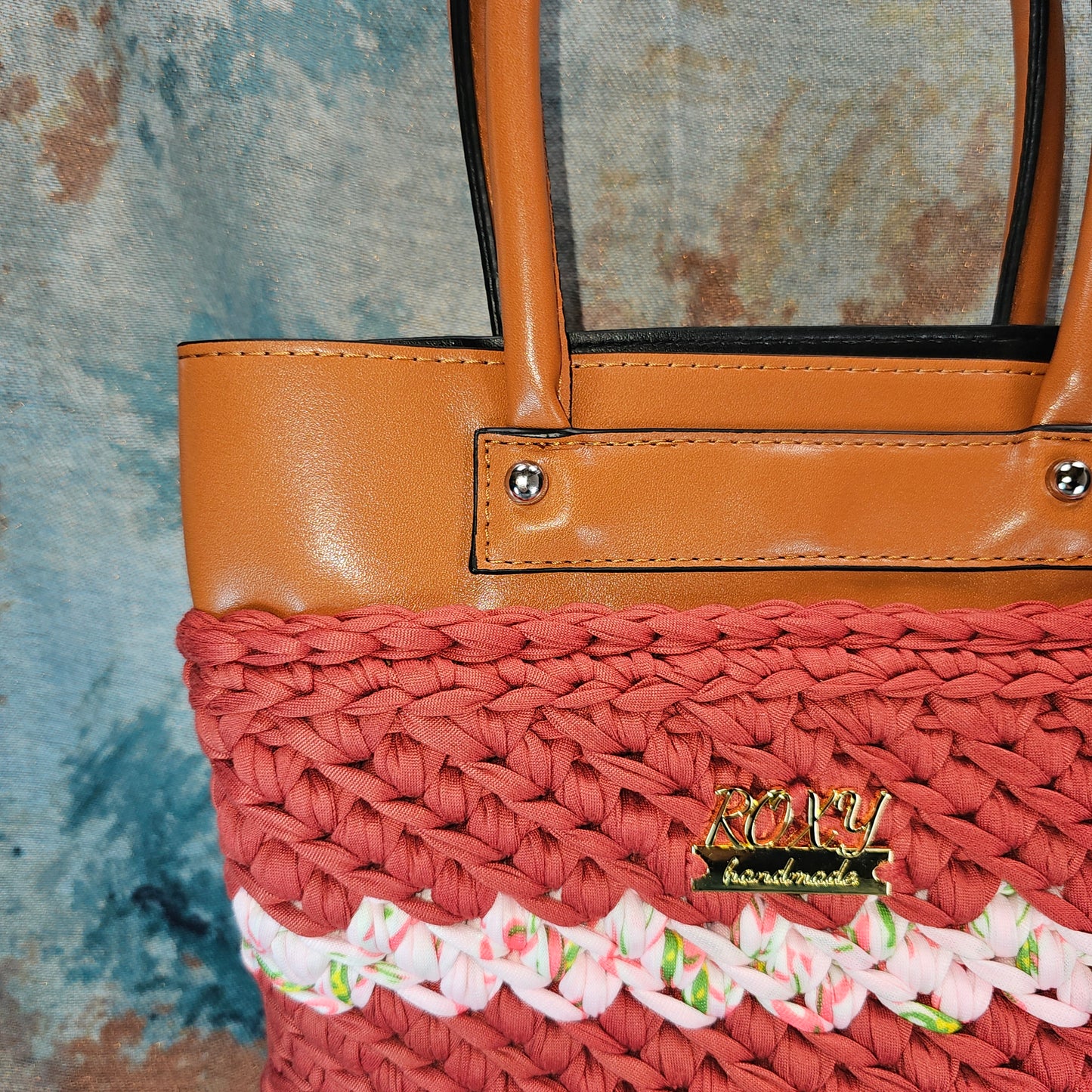 CORAL handmade crochet bag