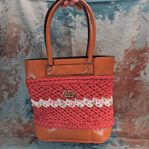 CORAL handmade crochet bag