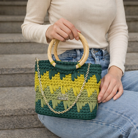 GREENWOOD handmade crochet bag