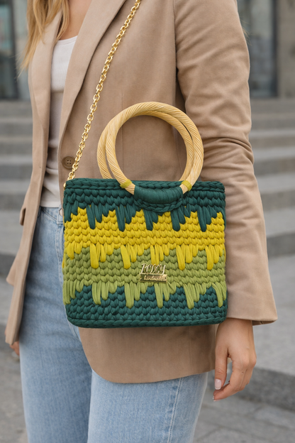 GREENWOOD handmade crochet bag