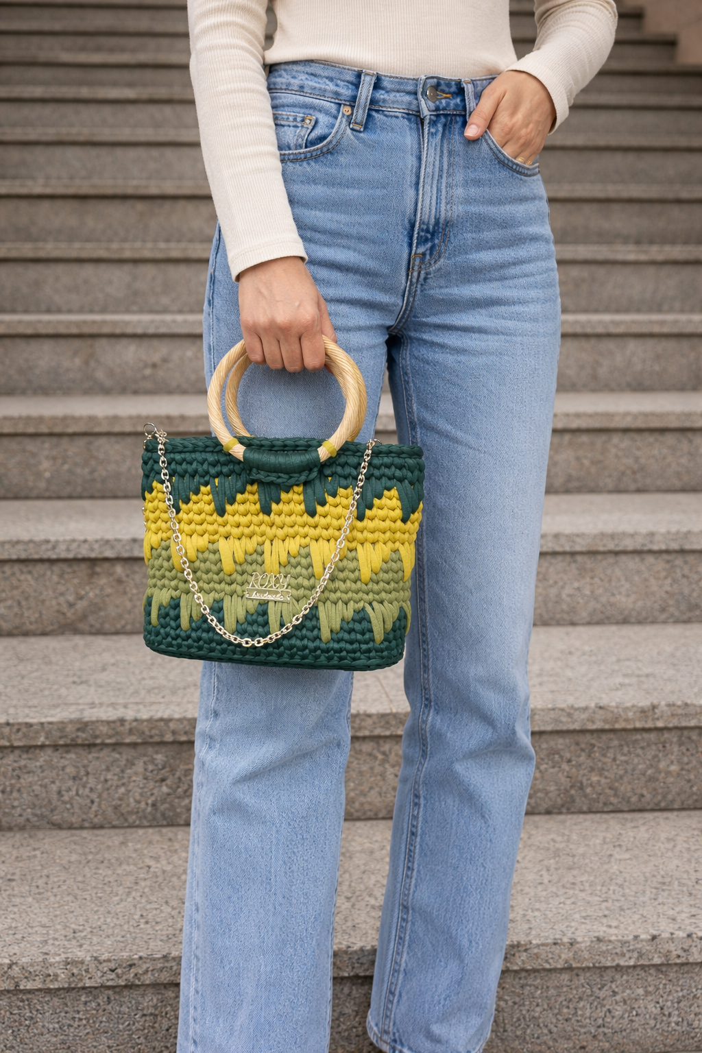 GREENWOOD handmade crochet bag