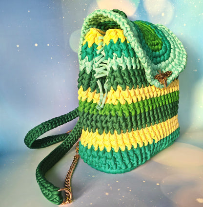 PEARL handmade crochet backpack
