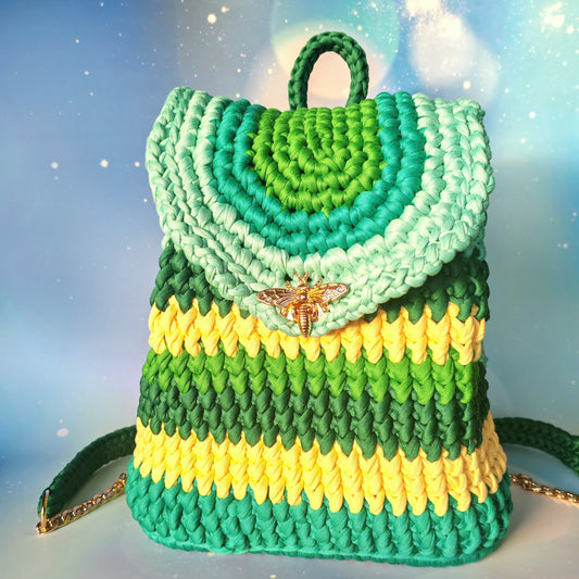 PEARL handmade crochet backpack